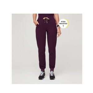 FIGS- Deep Purple high-waisted Zamora joggers - size S / P